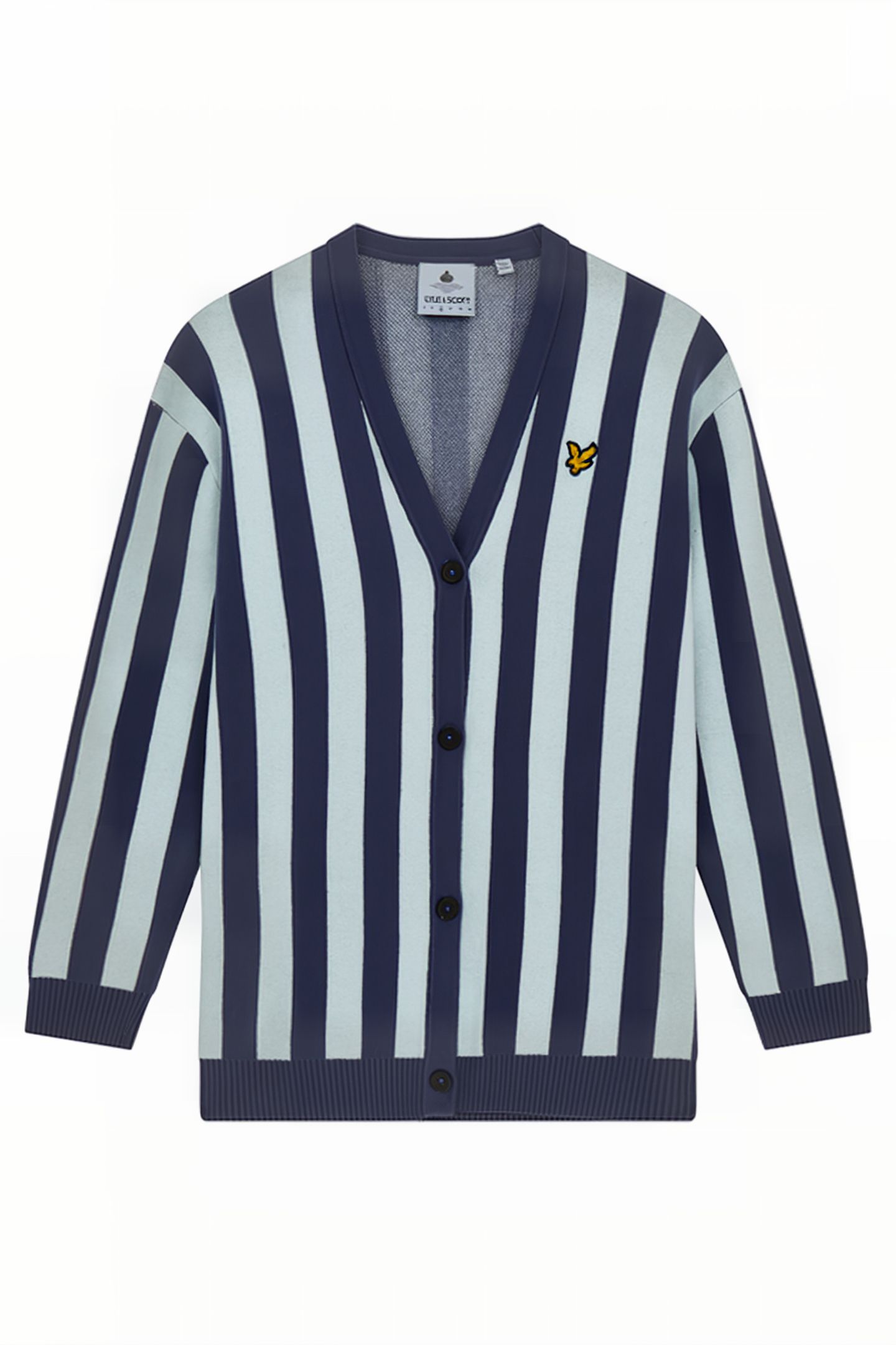 STRIPE CARDIGAN W524 NIGHTSHADE BLUE 5