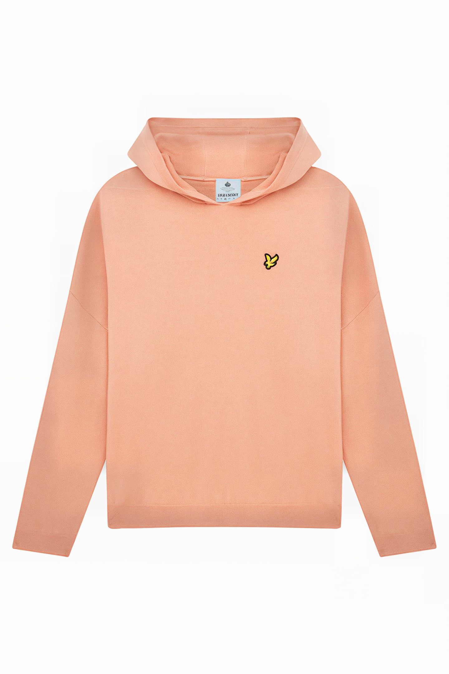 KNITTED HOODIE W795 DUSTY PEACH 5