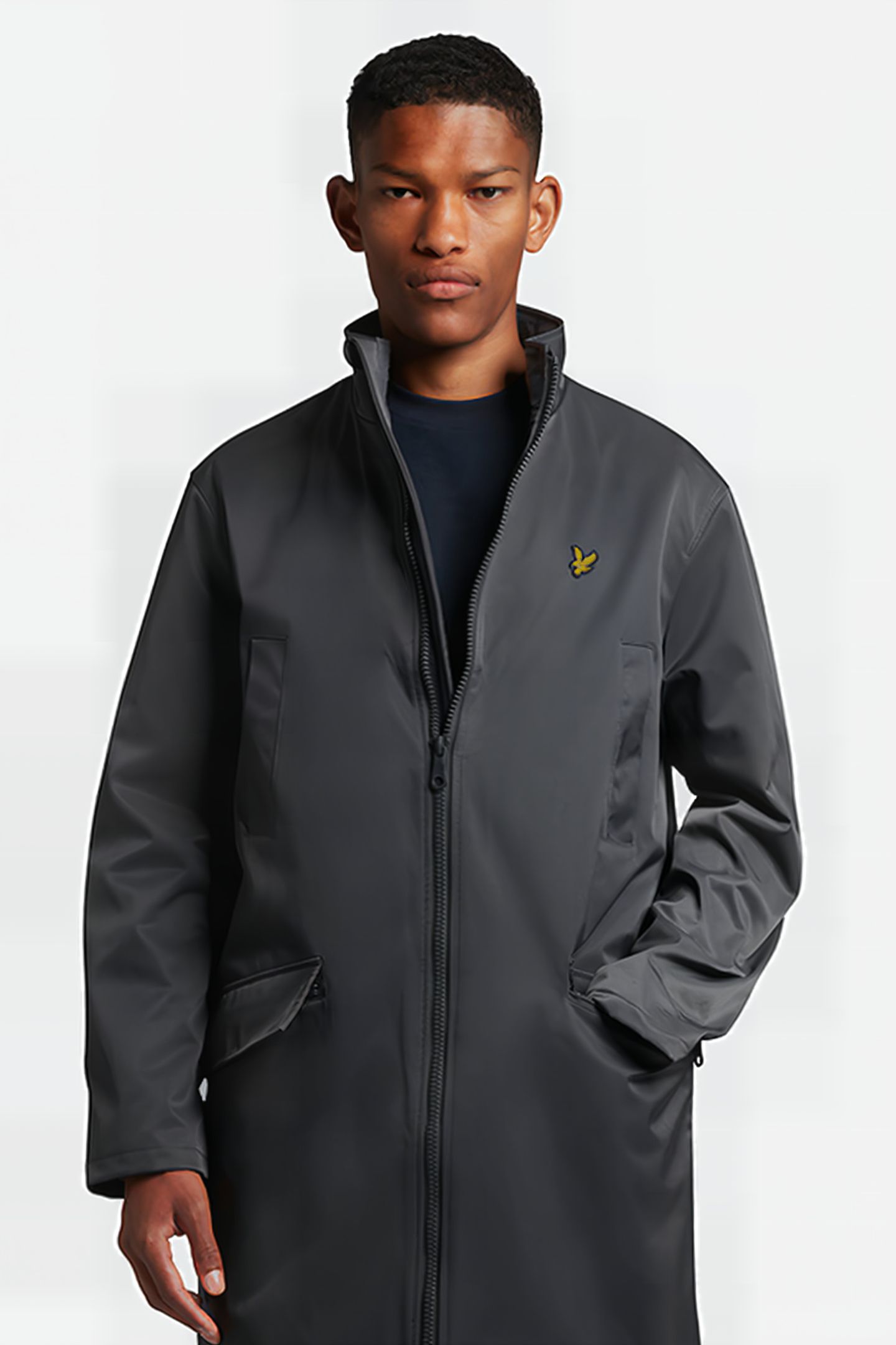 FUNNEL NECK MAC W635 GUNMETAL 2