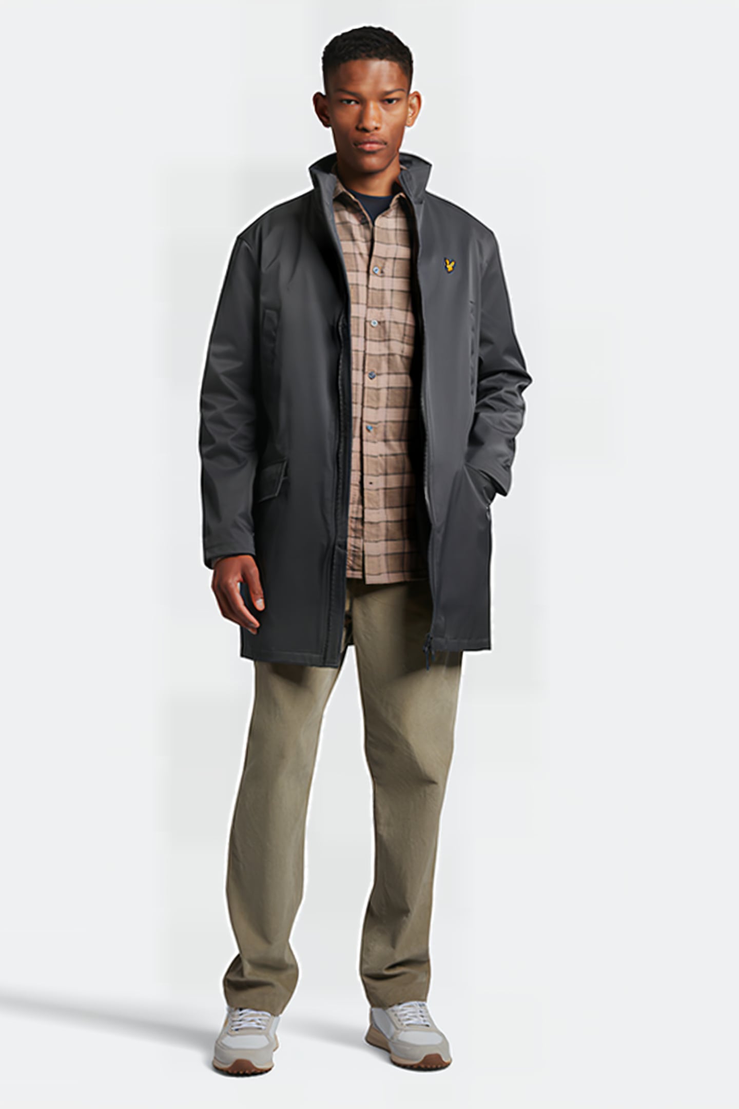 FUNNEL NECK MAC W635 GUNMETAL 1