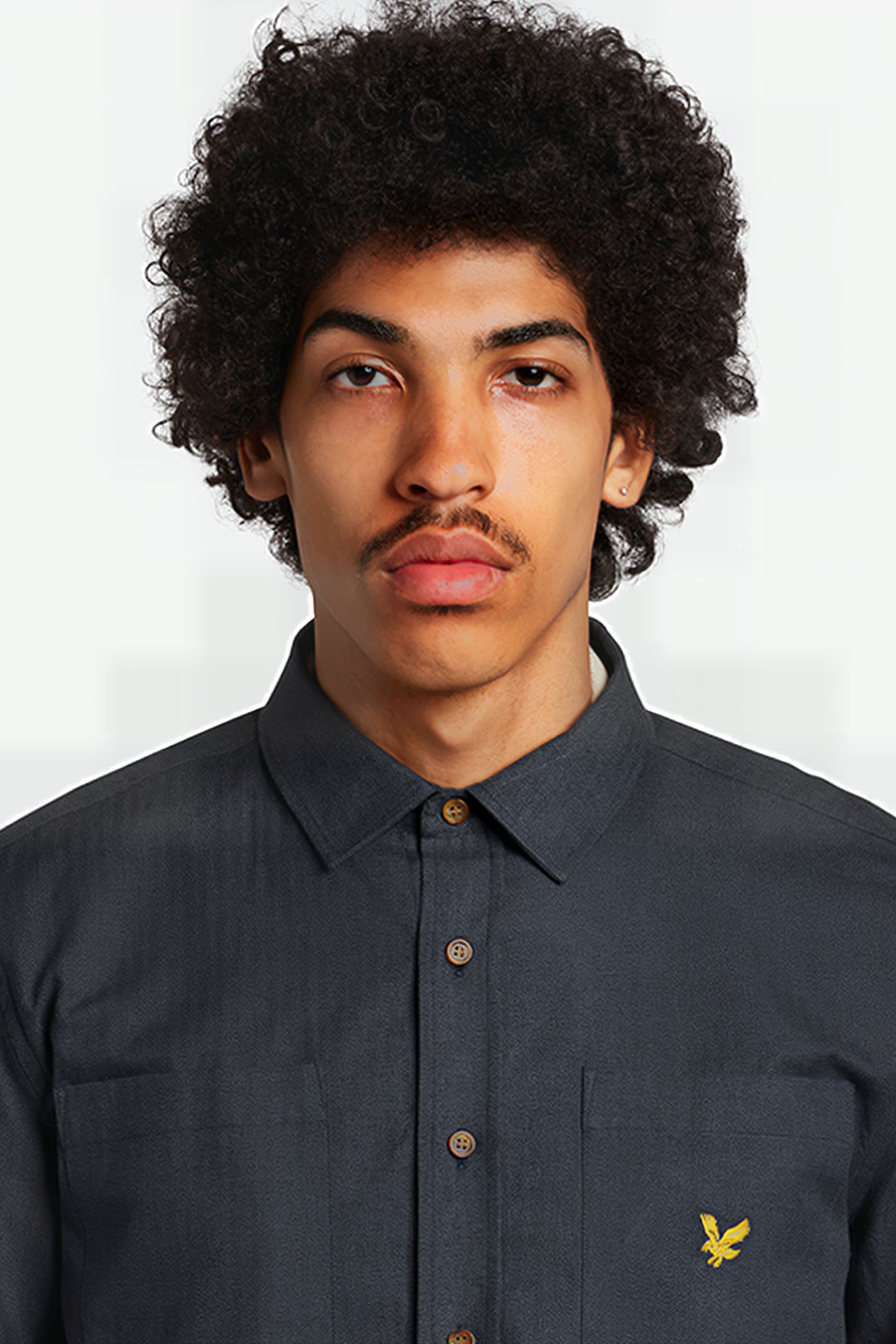 MELTON SHIRT Z271 DARK NAVY 4