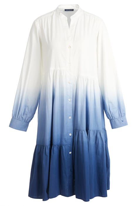 LS DRESS ASYMMETRIC VOLANTS WHITE 1