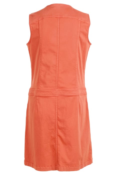 SLVS JEANS LOOK SHORT DRESS ORANGE 6