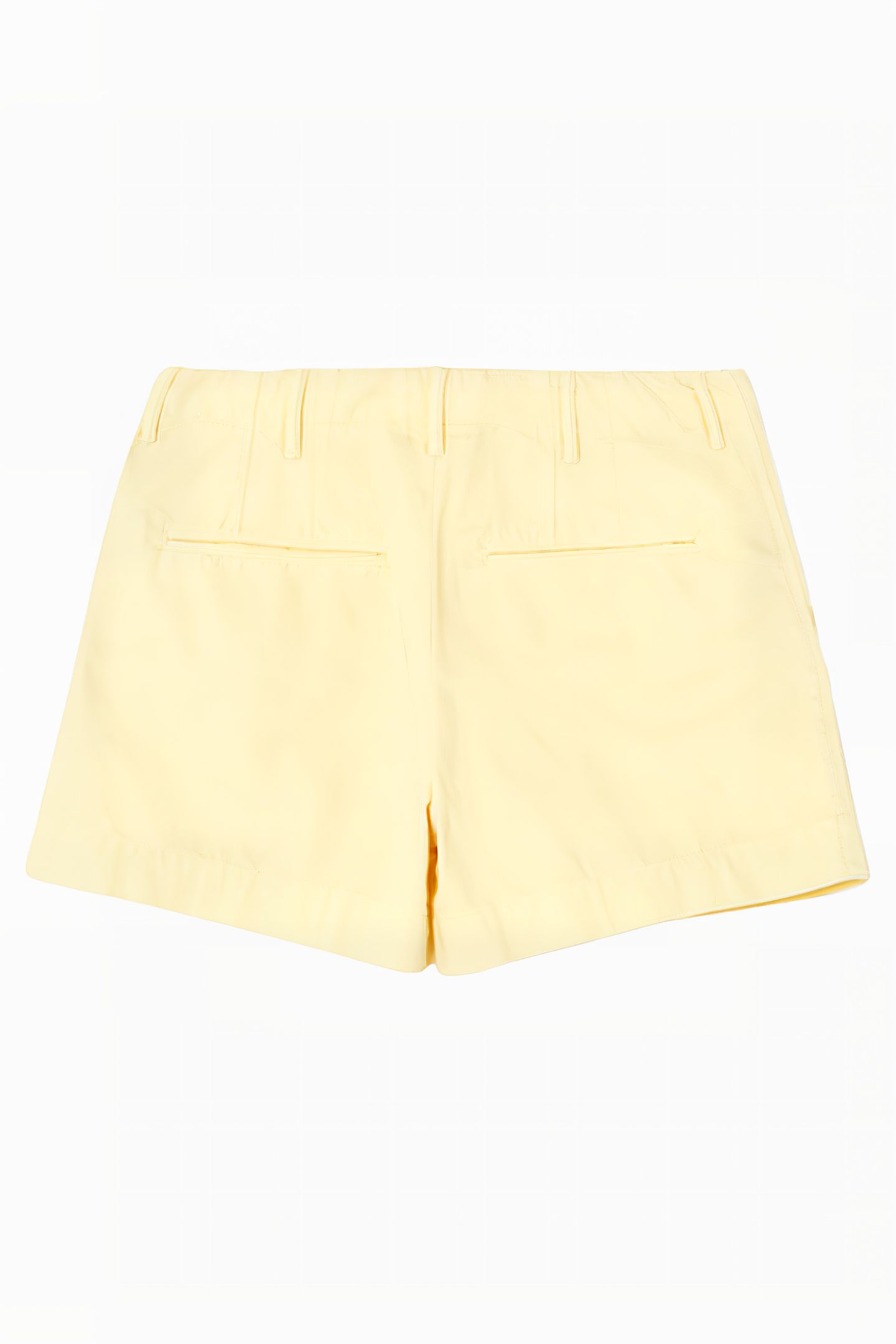 90S TROUSER SHORT WASHED BUTTERCREAM 2