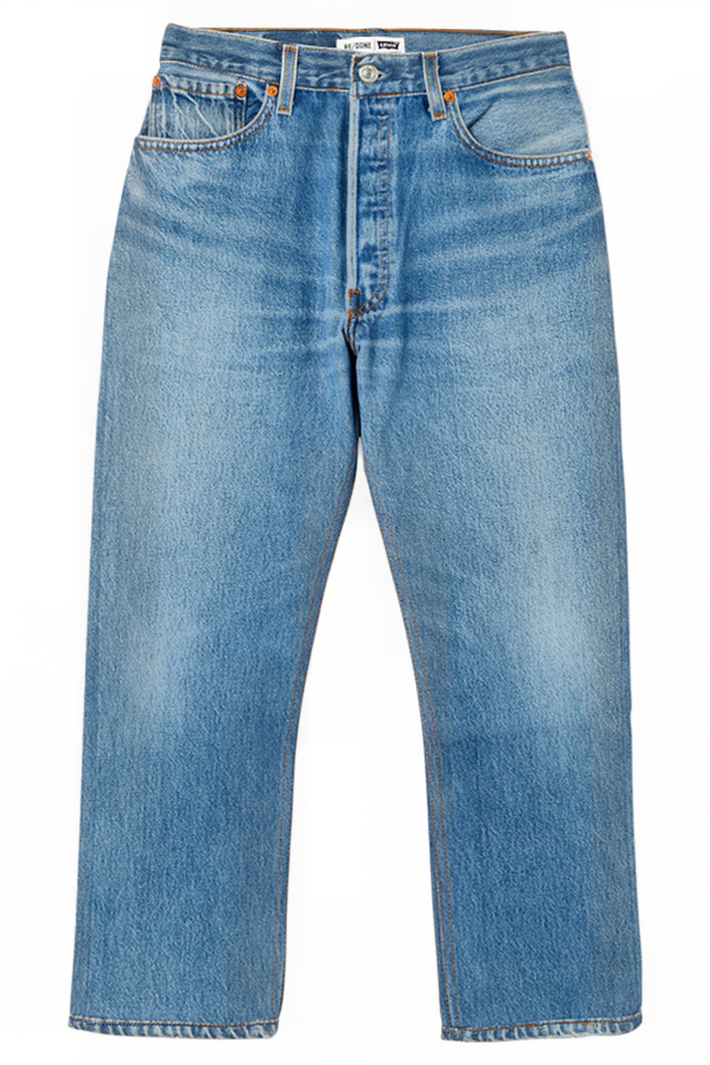HIGH RISE CROP 24 INSEAM INDIGO 1
