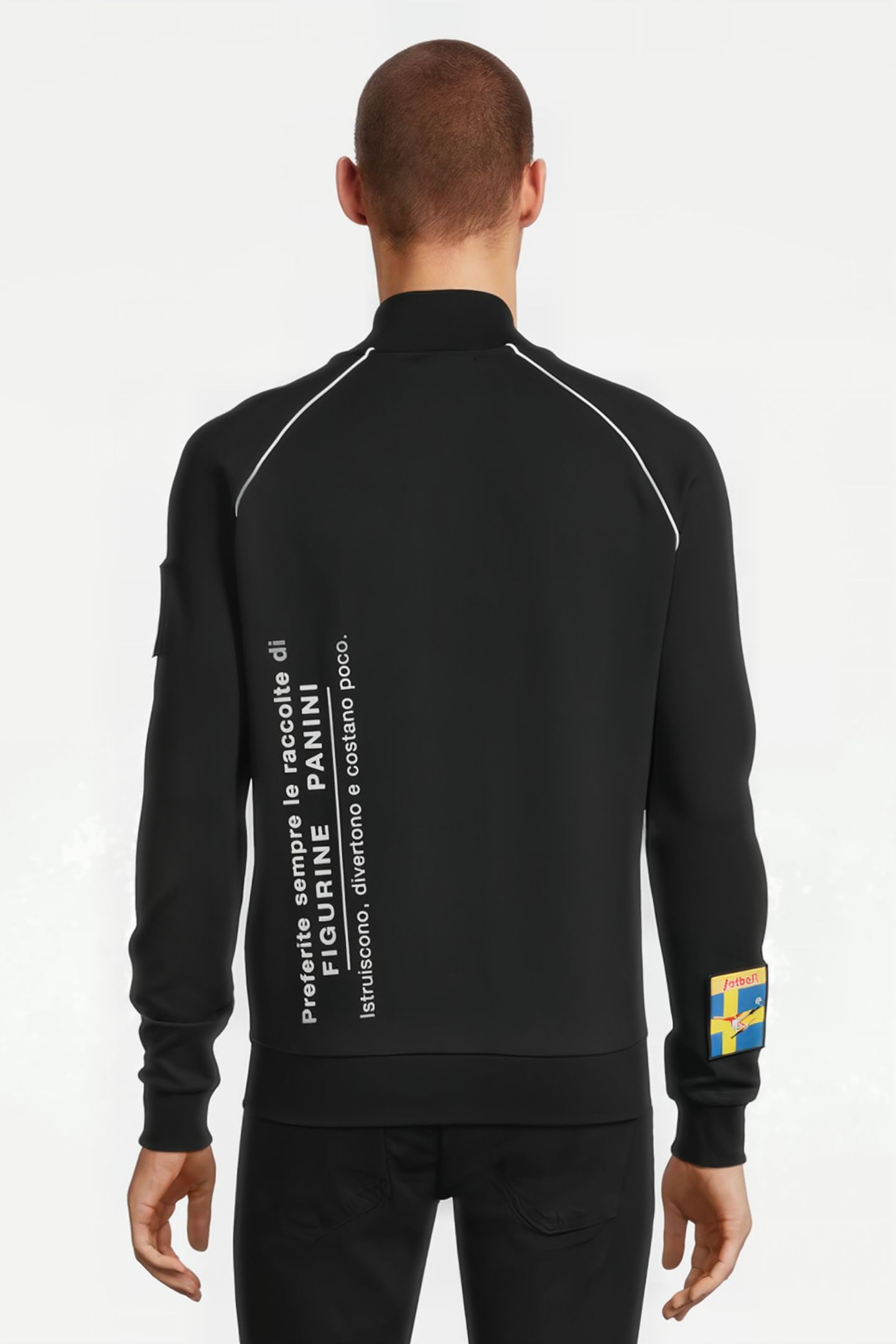 PANINI STICKER TRACKSUIT BOMBER JET BLACK 2