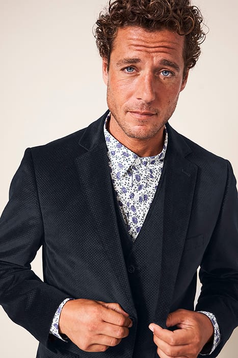VELVET BLAZER DARK NAVY 3