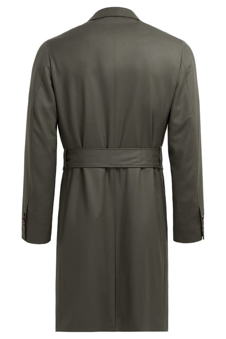 MID GREEN BELTED OVERCOAT 8