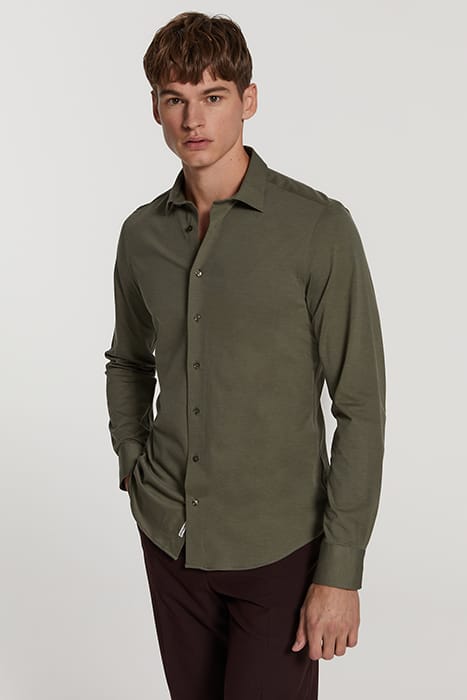 MEN PIQUE SHIRT PABLO GRAPE LEAF GREEN 2