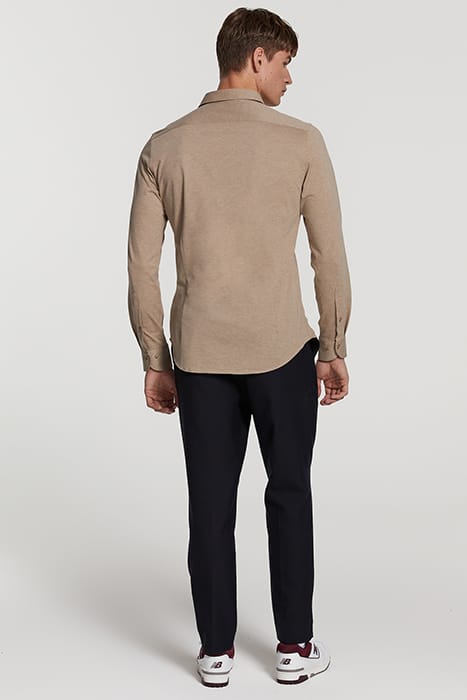 MEN PIQUE SHIRT PABLO LIGHT TAUPE BEIGE 4