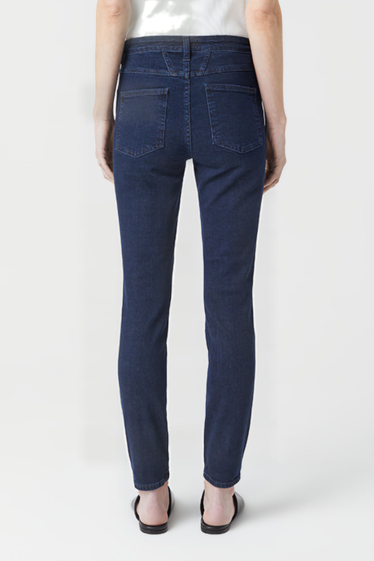 WOMEN SKINNY PUSHER JEANS DARK BLUE 3