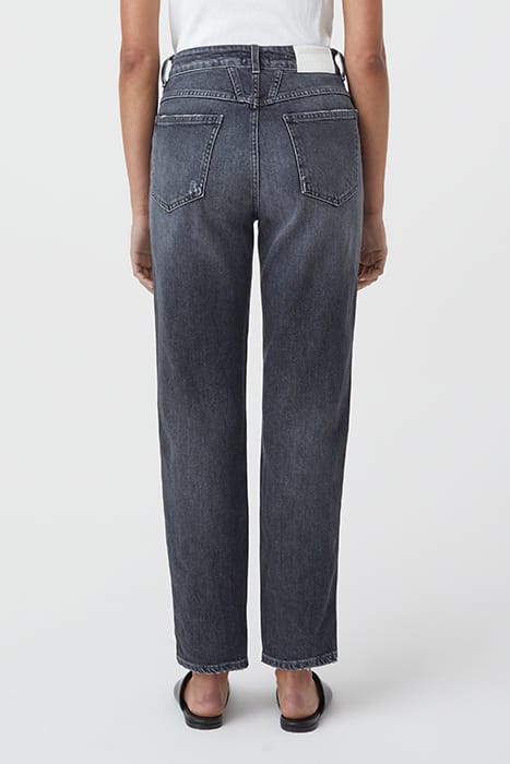WOMEN PEDAL PUSHER JEANS DARK GREY 2