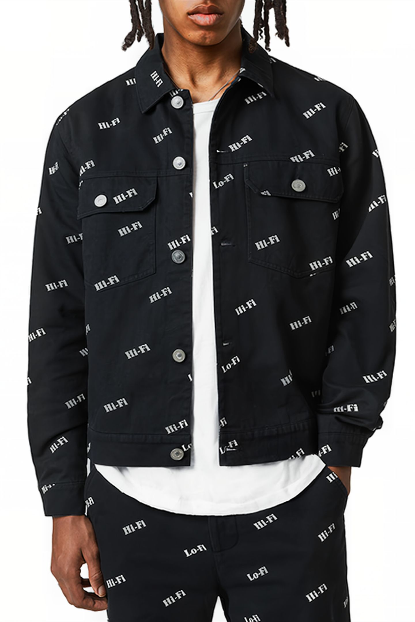 SENTA JACKET BLACK/WHITE 2