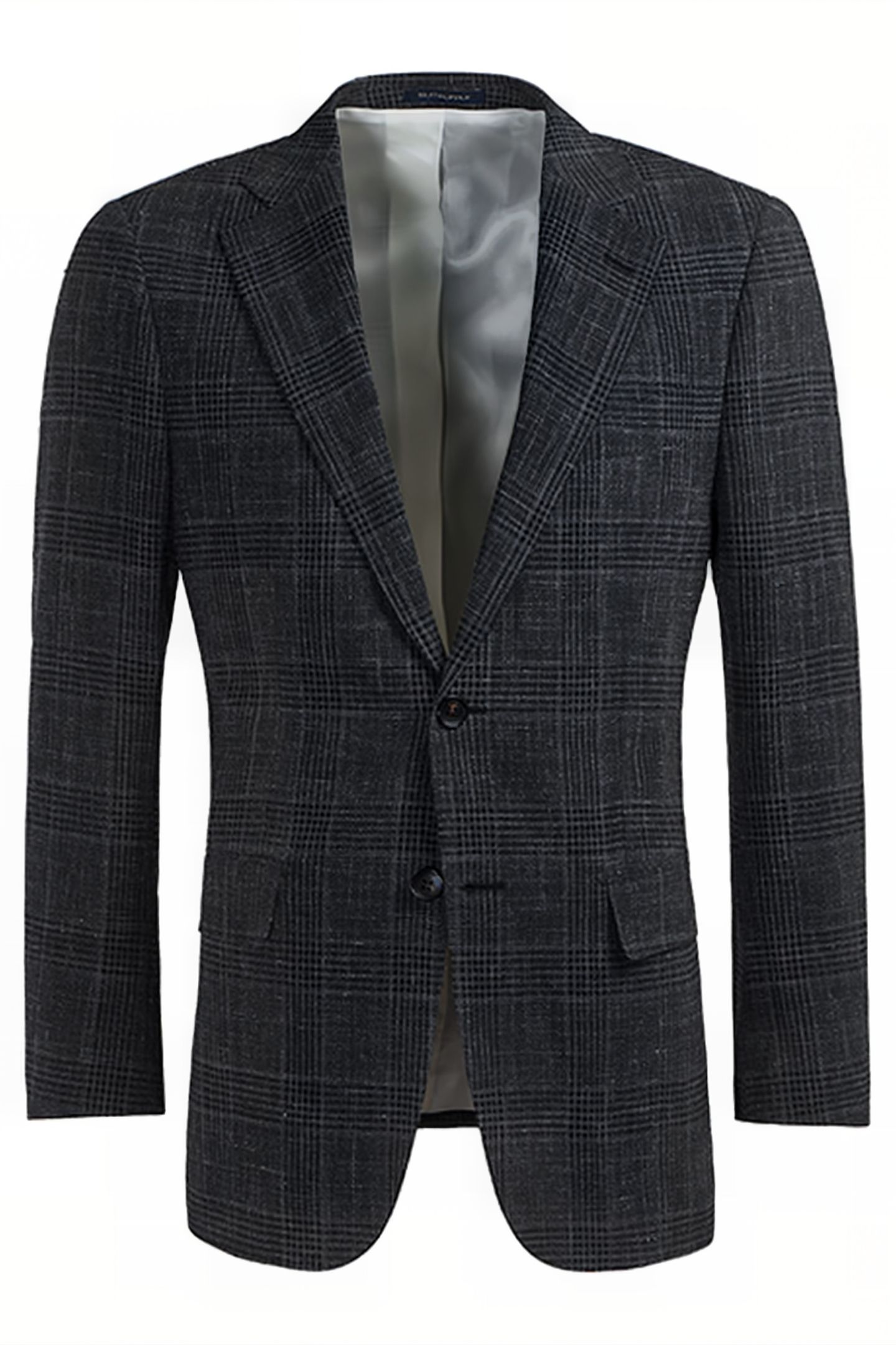 MID GREY CHECKED LAZIO SUIT 7