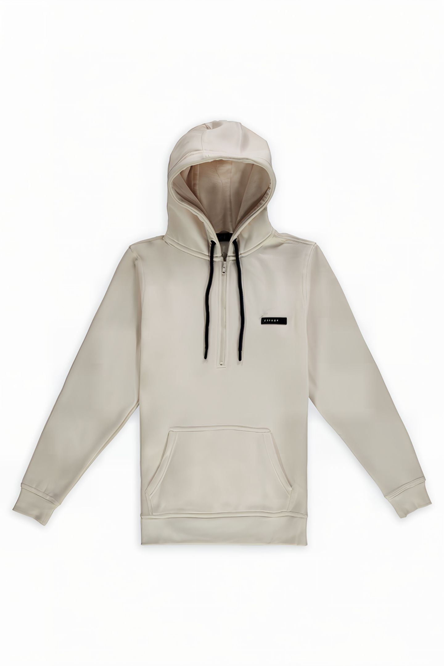 HALFZIP HOODIE SAND 1