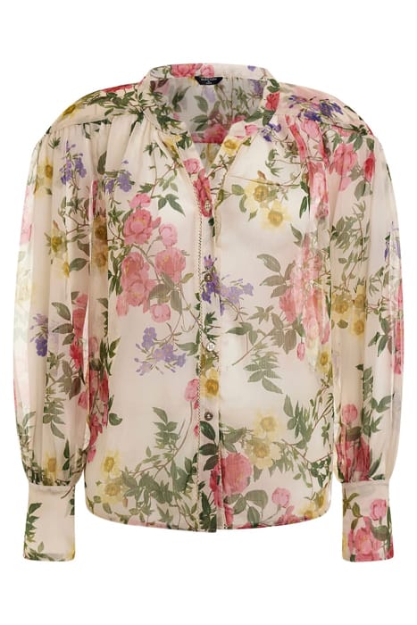 MARCIANO BY GUESS PETAL POSE BLOUSE FA PETAL POSE WHITE 5