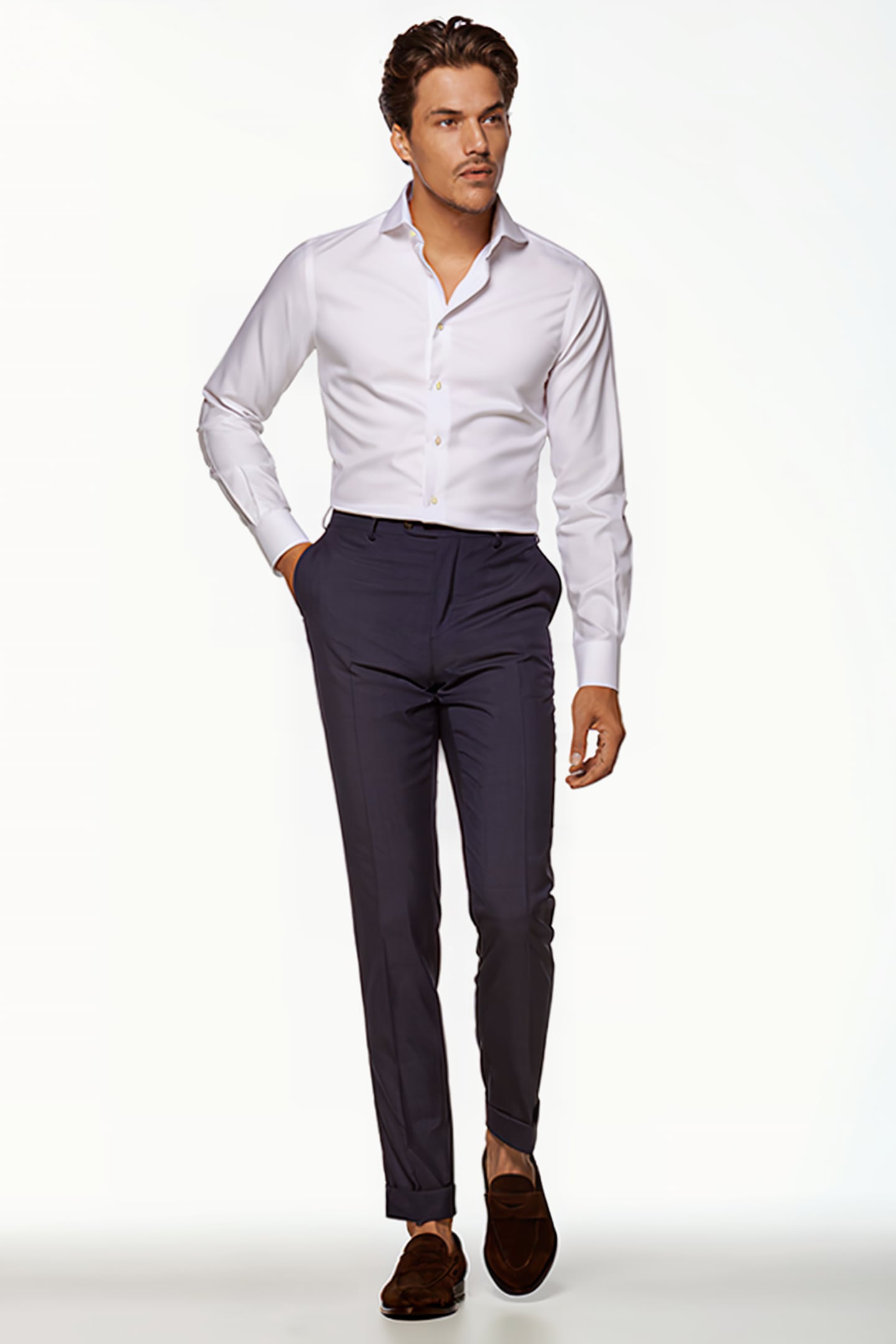 MID BLUE SOHO TROUSERS 3
