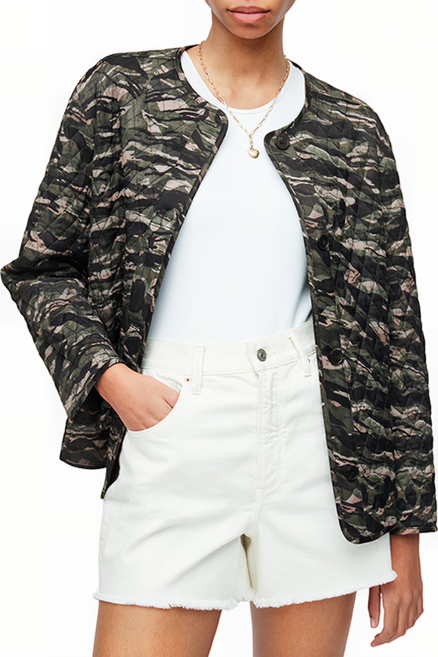 HALLIE LINER JACKET GREEN 1