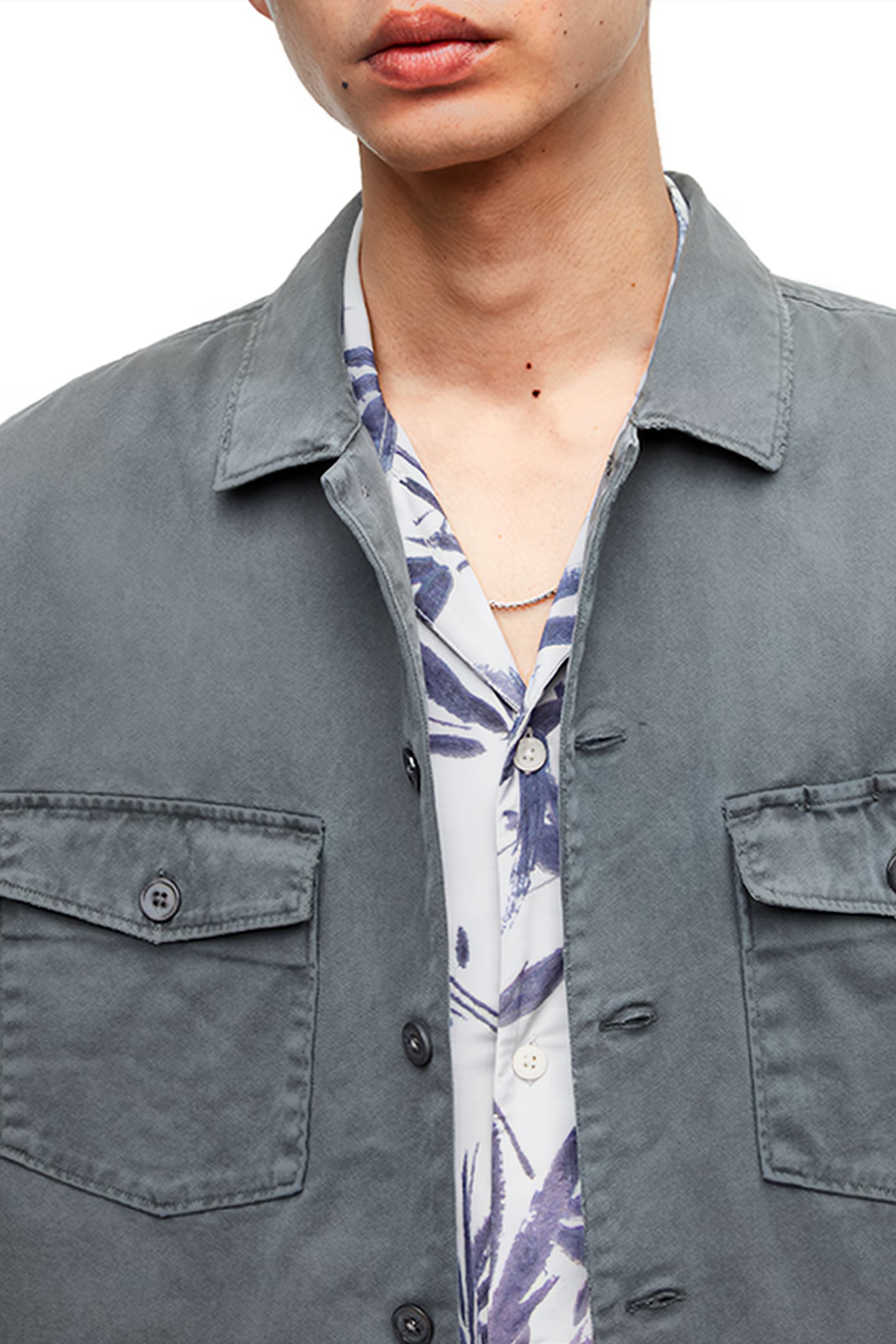 SPOTTER SS SHIRT ASTER BLUE 5