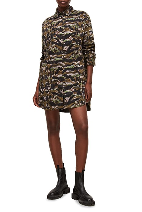 INEZ ONIYURI SHIRT D KHAKI GREEN 3