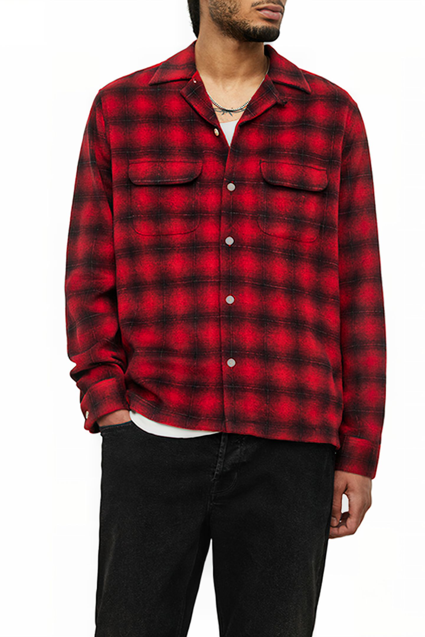 BEYOND LS SHIRT SOUR BERRY RED 1