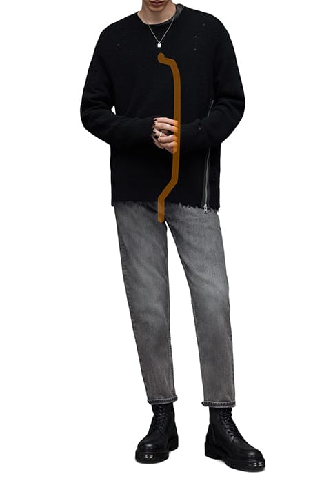 JACK SELVEDGE WASHED BLACK 2