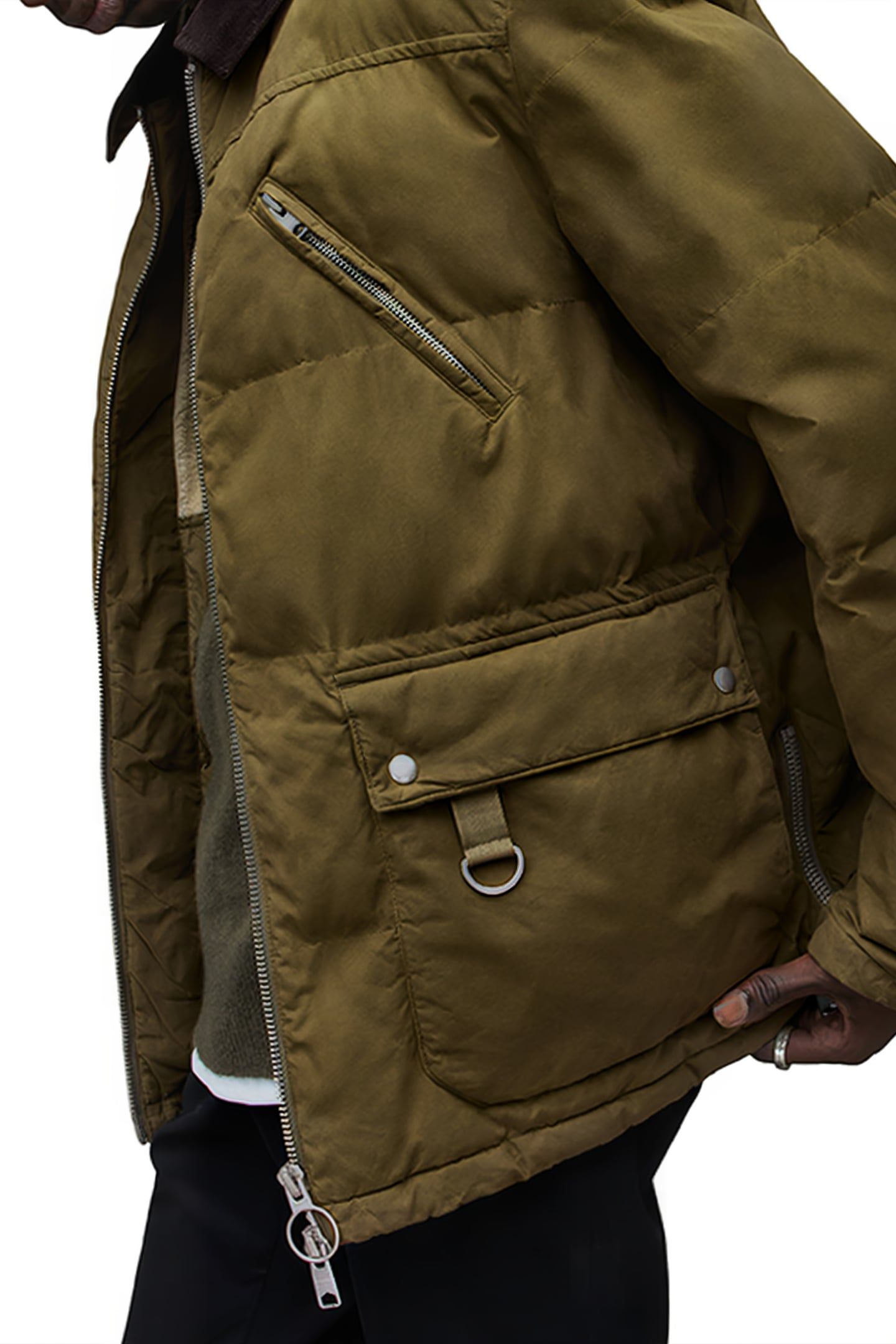 GILLAN JACKET DUSKY GREEN 5