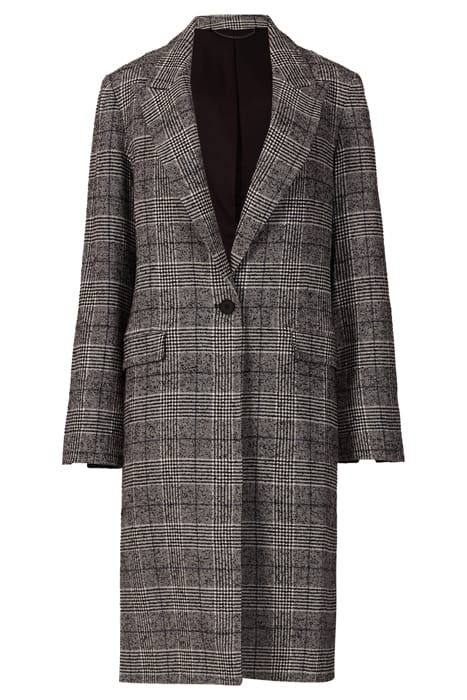 DUSTIE CHECK DUSTER BLACK/WHITE 7