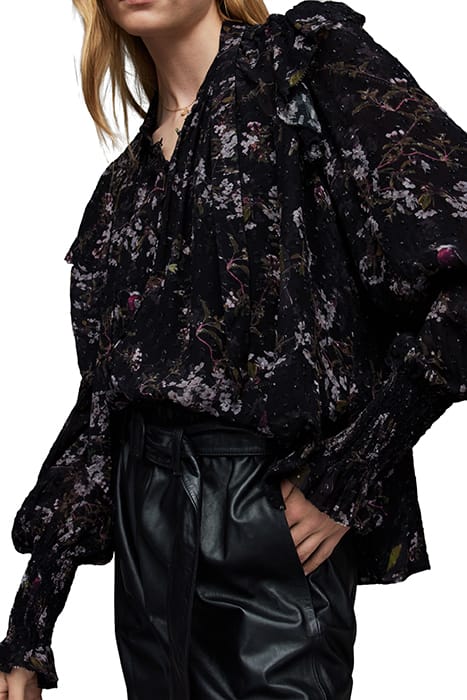 LARA VIOLA SHIRT BLACK 5