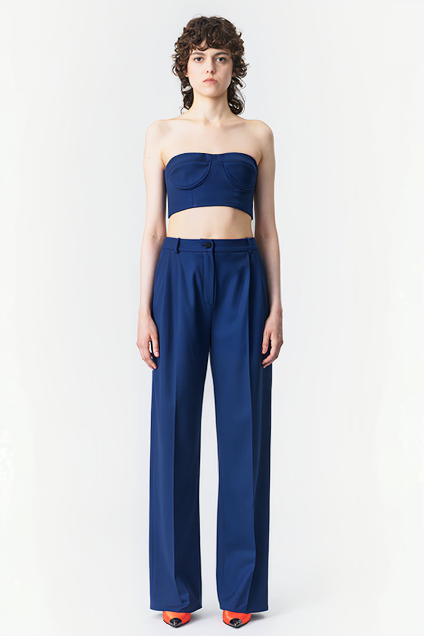 CROPPED BUSTIER TOP TWILIGHT BLUE 1