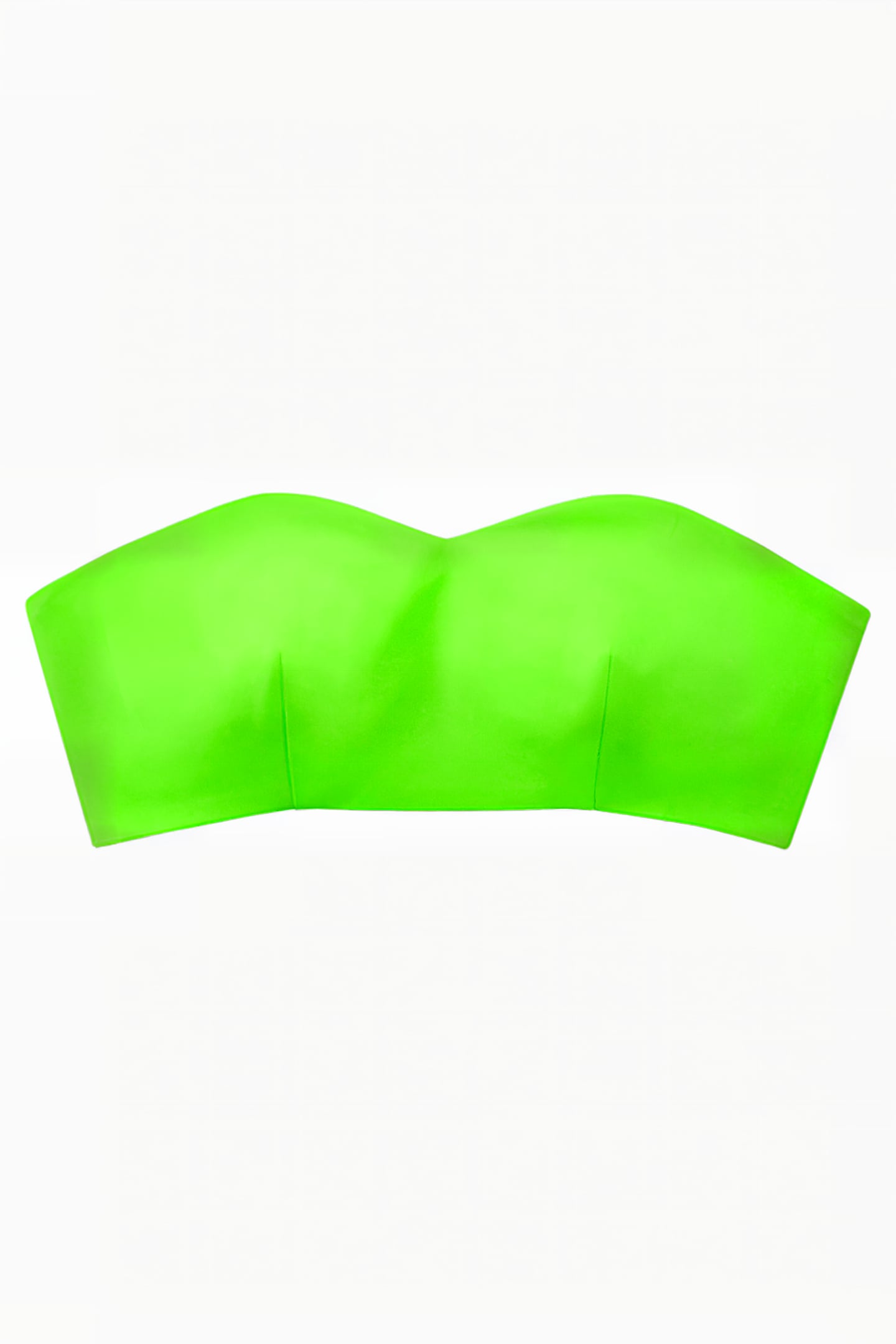 STRAPLESS BUSTIER TOP APPLE GREEN 3