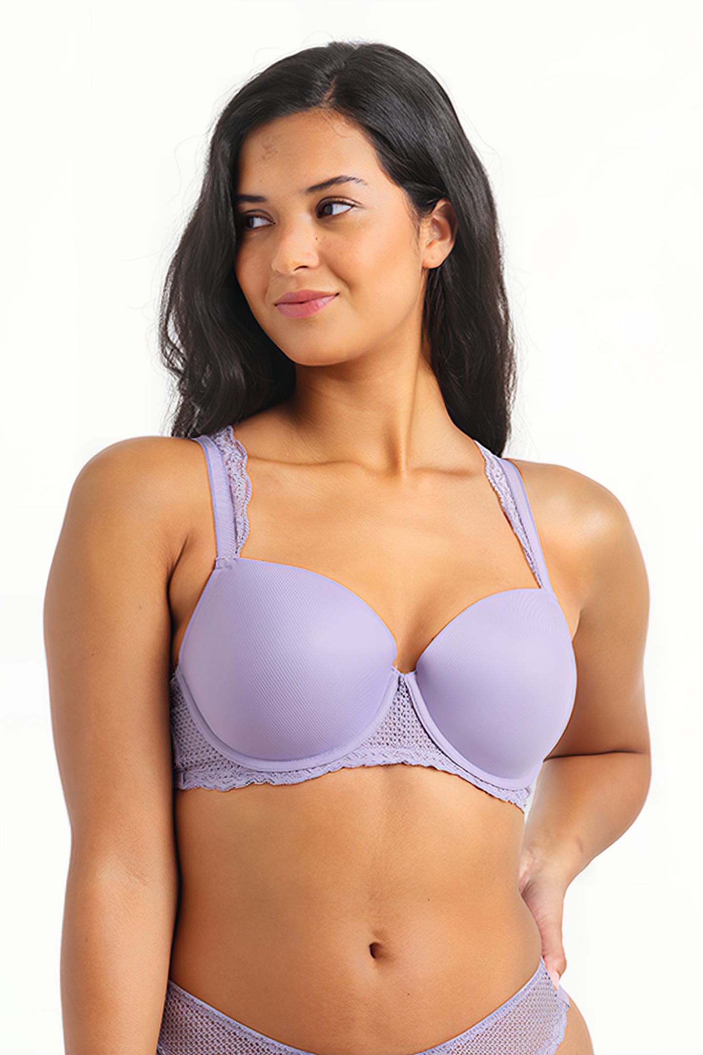 CO BRA TSHIRT DONNA MICRO RIB TURTLEDOVE 2