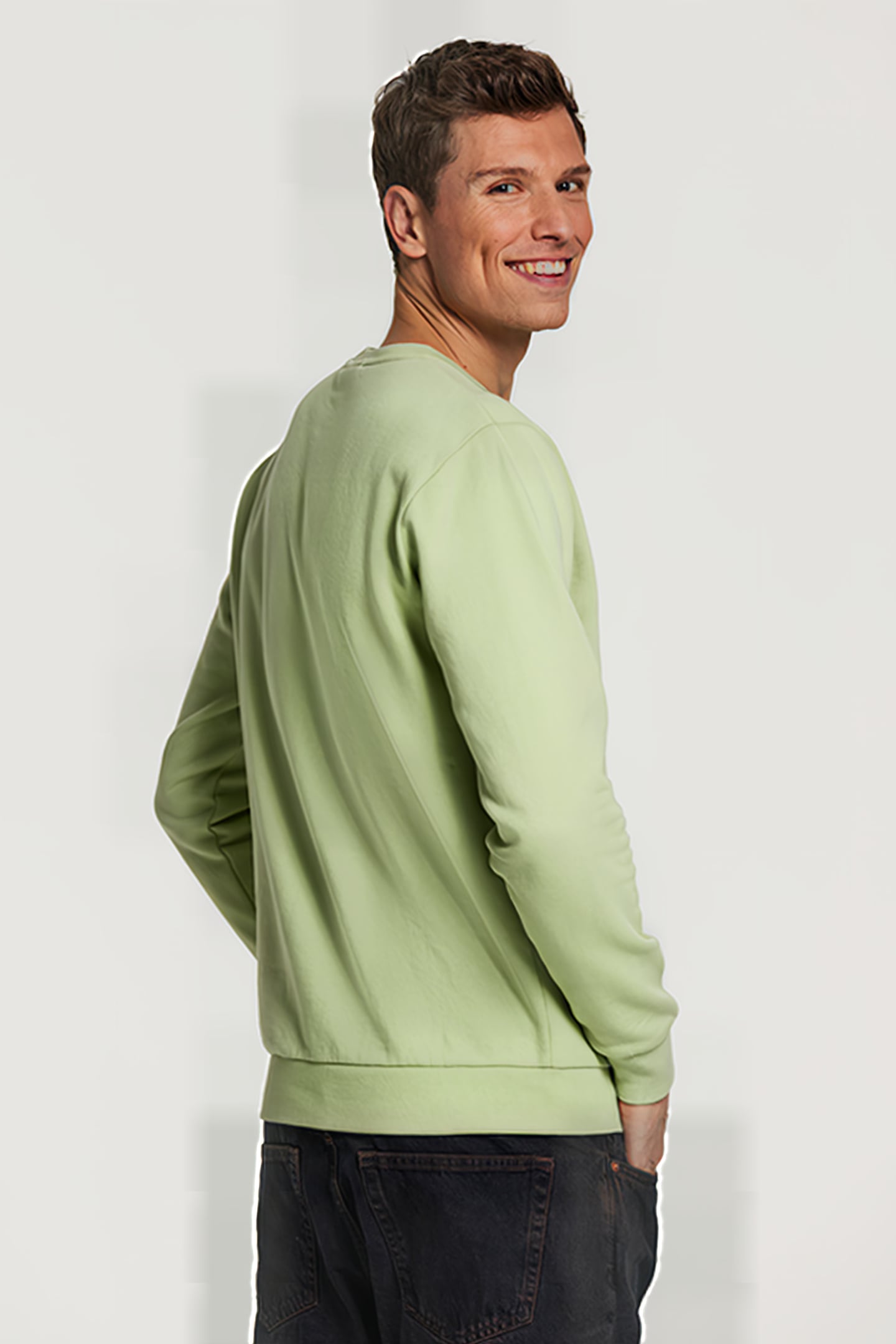 SWEATER LOBSTER BEACH FADED MINT GREEN 3