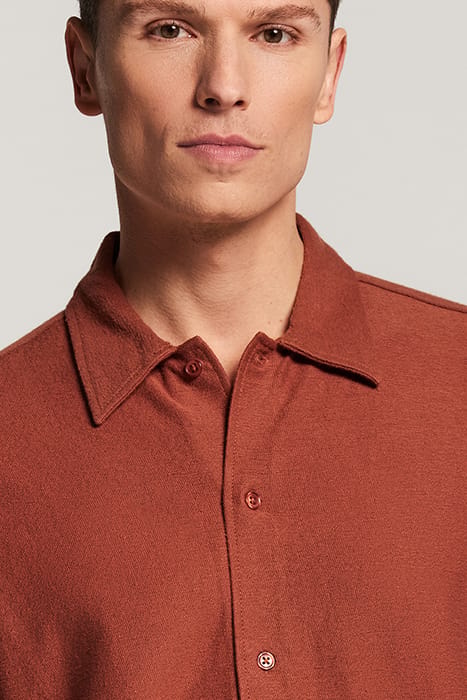 ALEC SHORTSLEEVE SHIRT CHAI BROWN 6