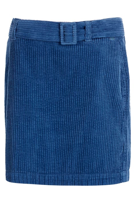 REG WAIST SHORT SKIRT BELT BLUE 1
