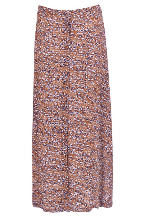 FULL BUTTONED SKIRT BROWN 1
