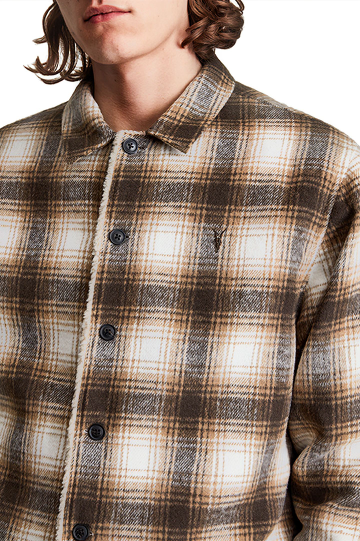 EASTFORK JACKET WHITE/BROWN 5