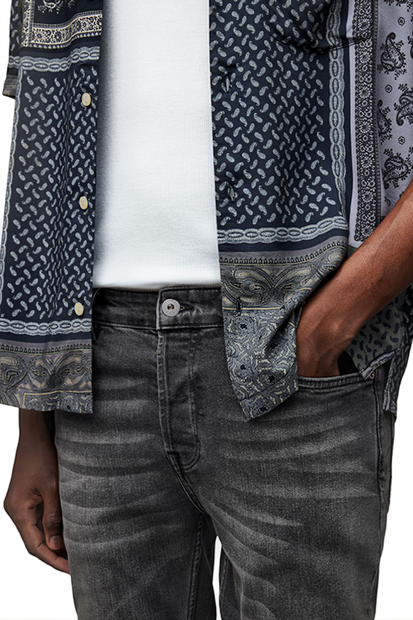 CIGARETTE DAMAGED WASHED BLACK 4