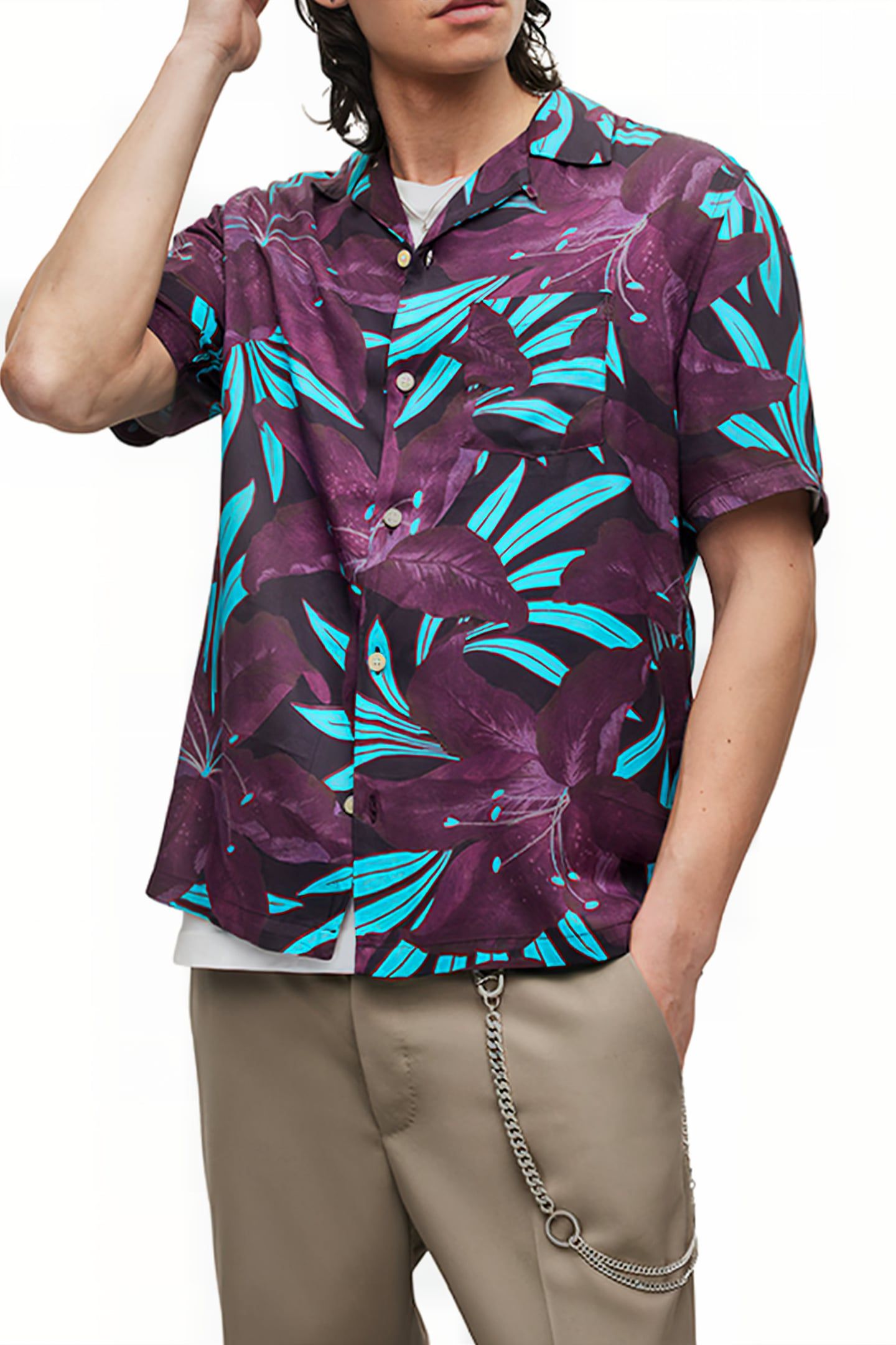 DUSTLANDS SS SHIRT JT BLK/BEAUJLS RED 1