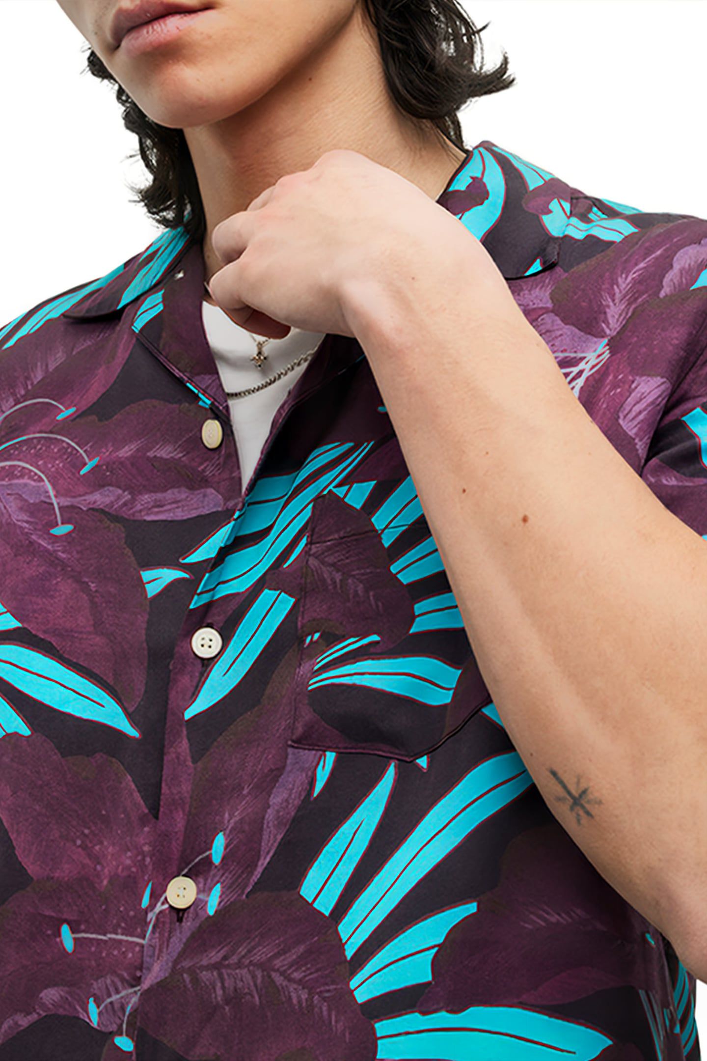 DUSTLANDS SS SHIRT JT BLK/BEAUJLS RED 4