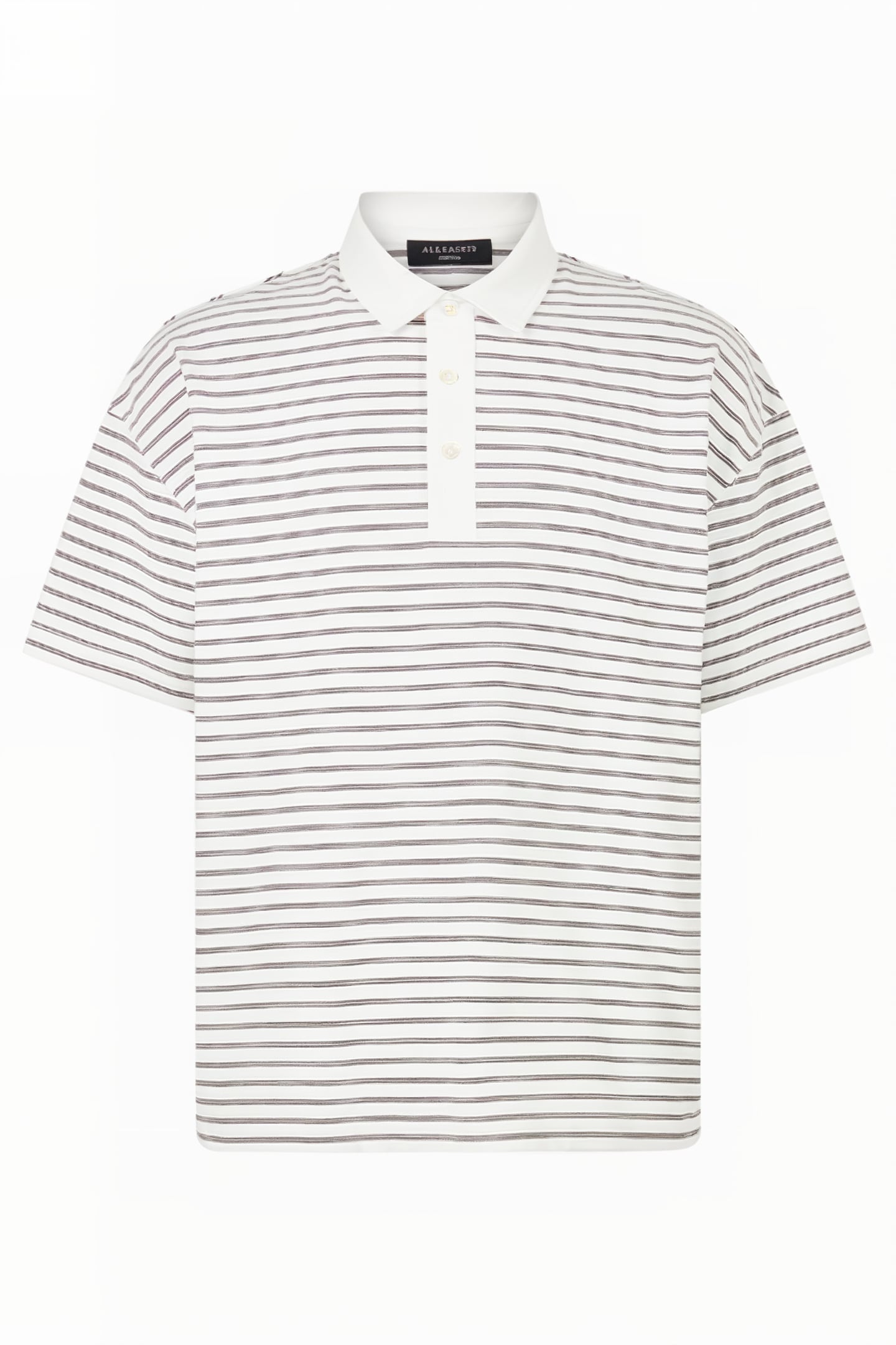AVE SS POLO CHALK WHT/JET BLK 6
