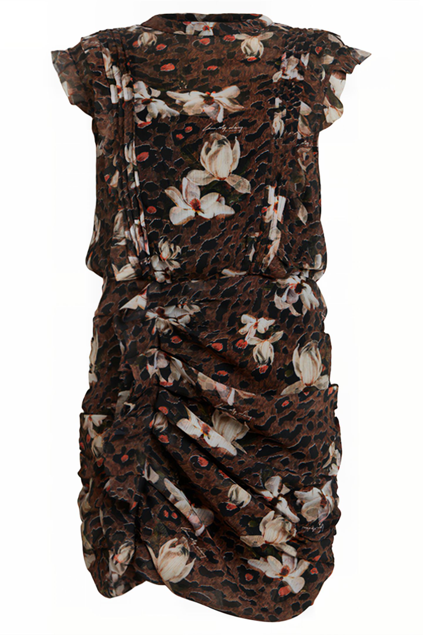 HALI ALESSANDRA DRES ANIMAL BROWN 7