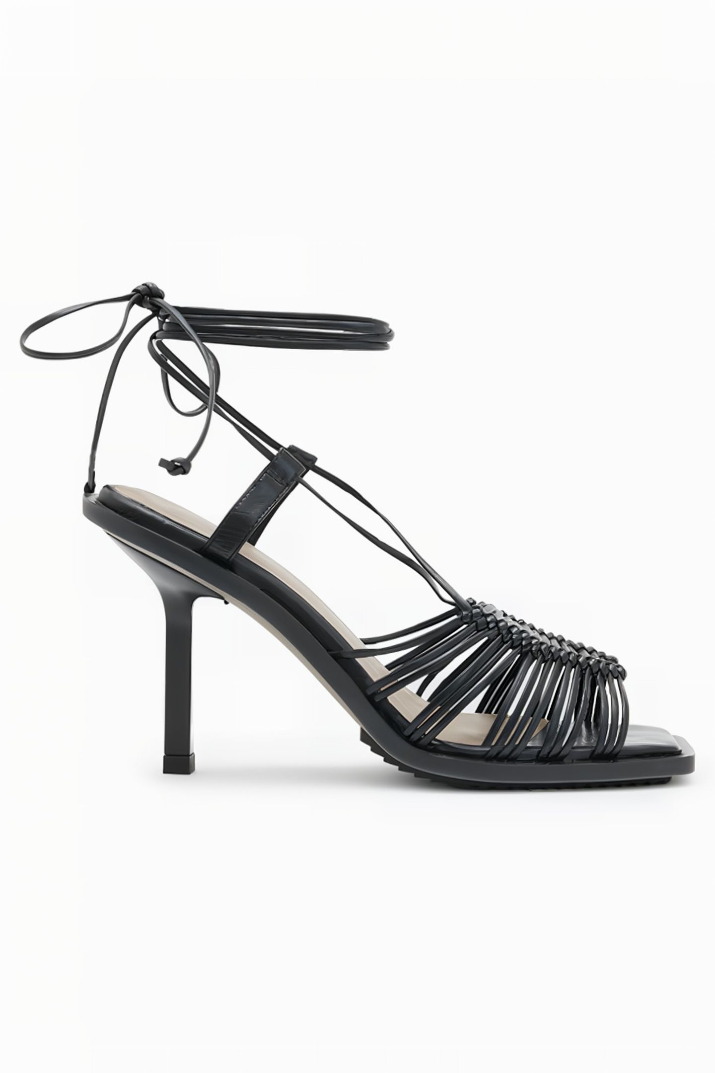 DINA HEELED SANDAL BLACK 1