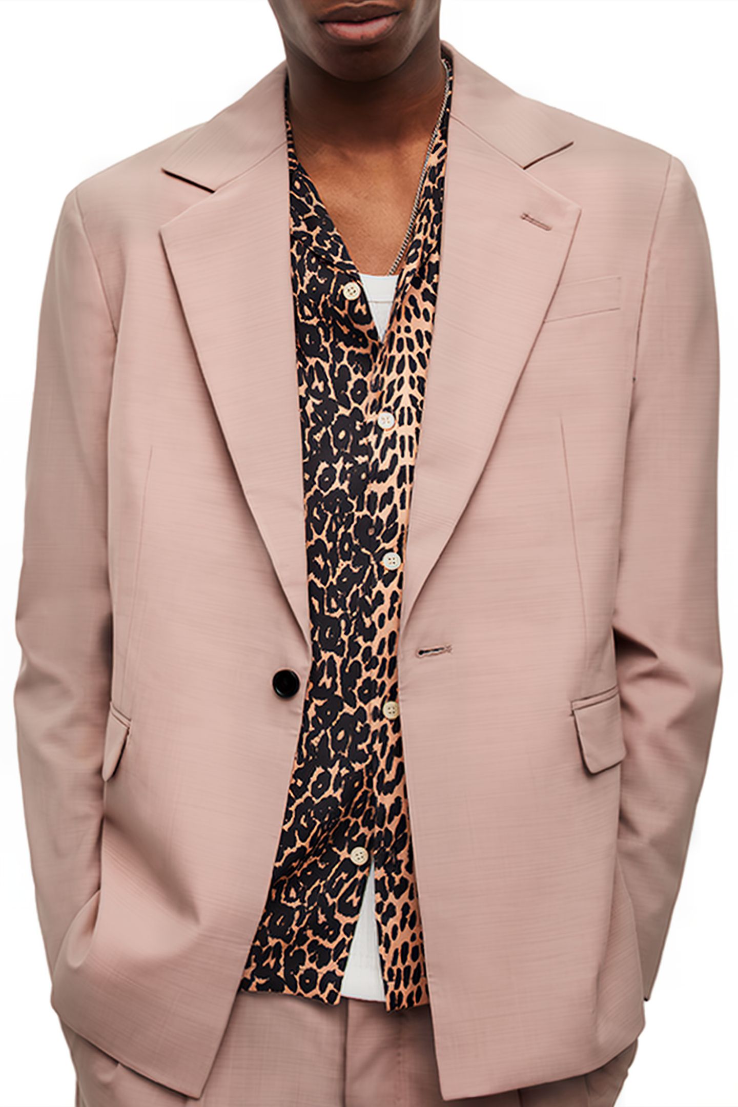 SANTO BLAZER DUSKY PINK 1