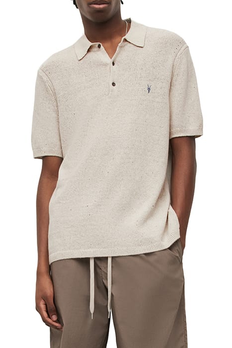 BRICE SS POLO ECRU MARL 1