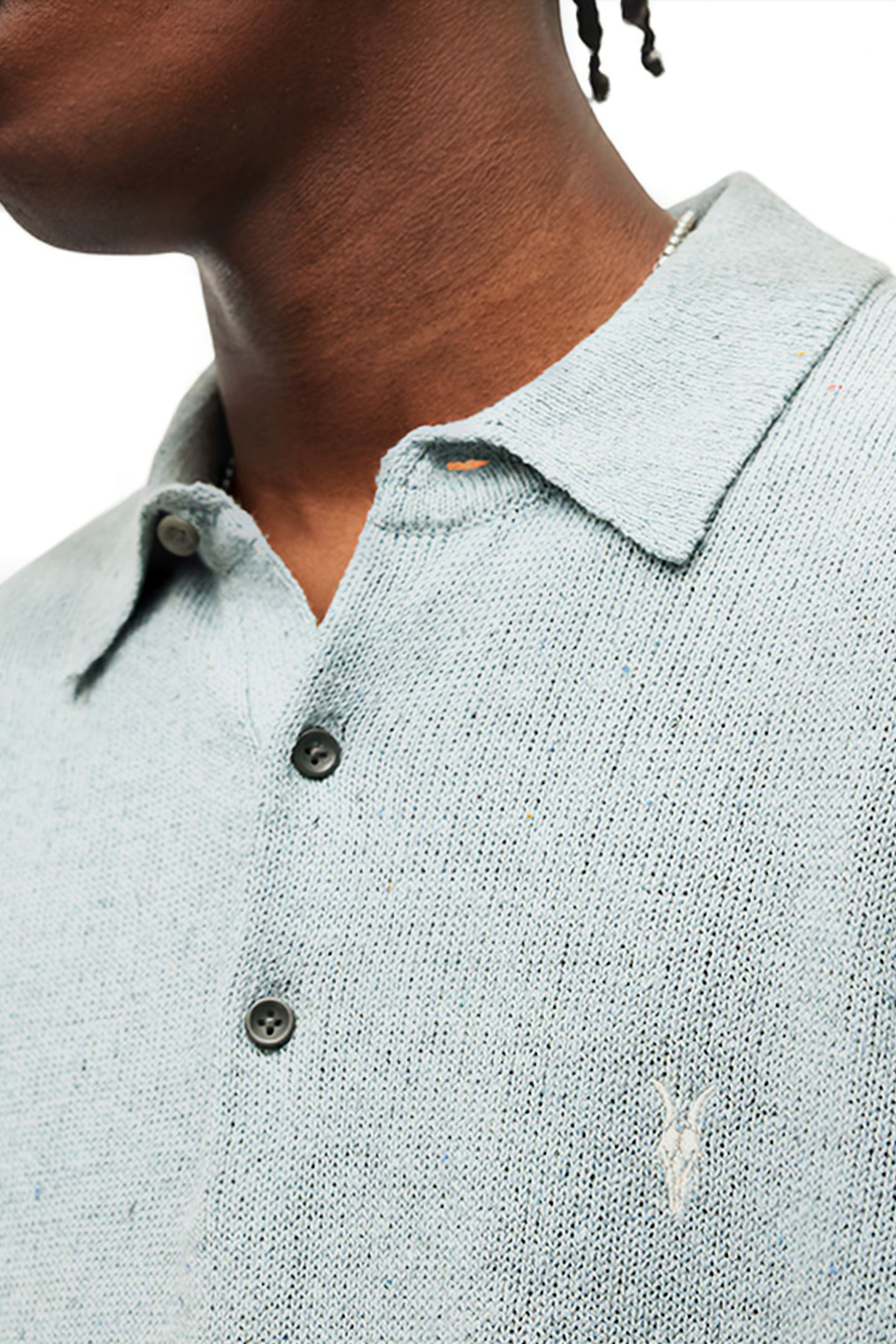 BRICE SS POLO DENIM BLUE MARL 6