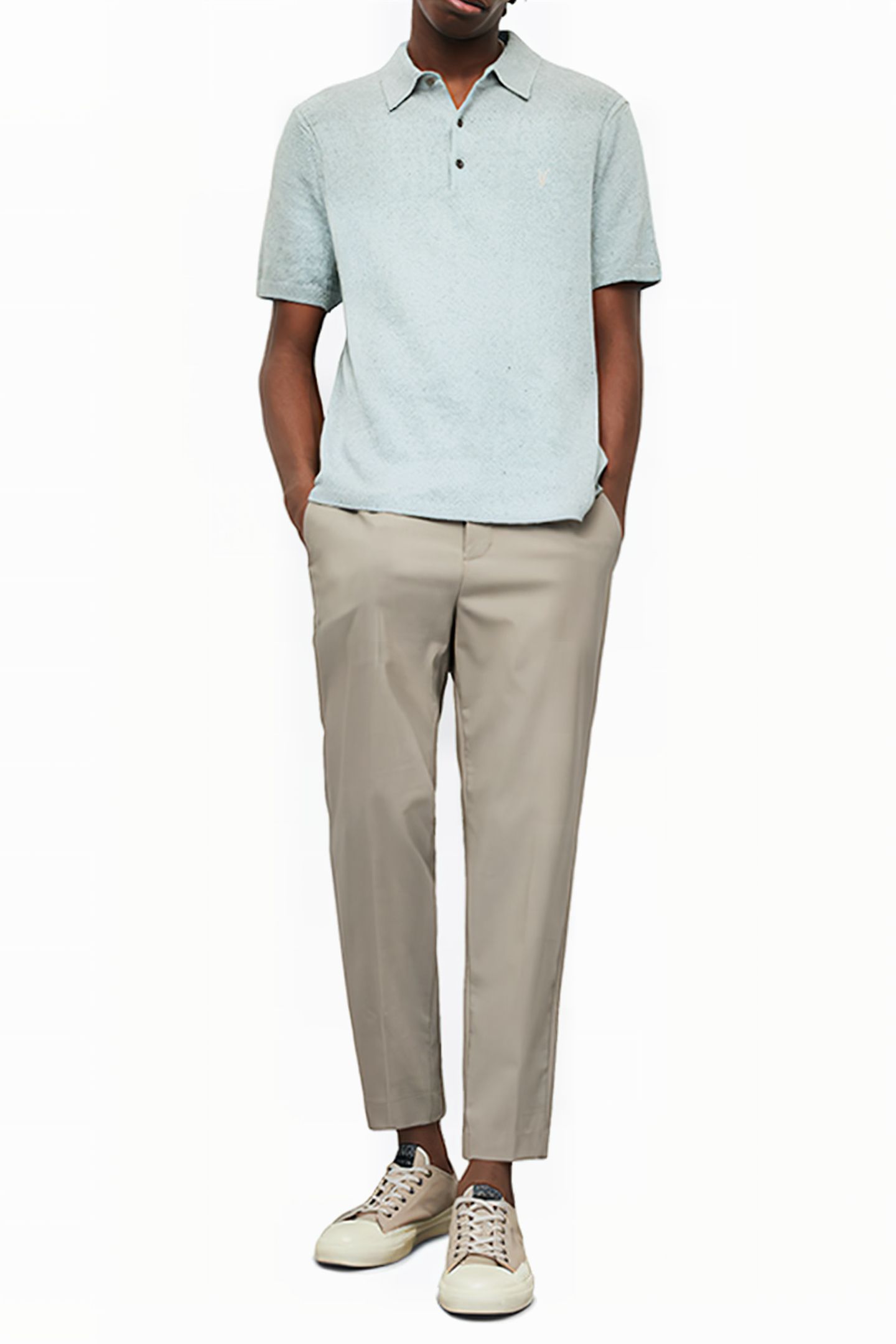 BRICE SS POLO DENIM BLUE MARL 3