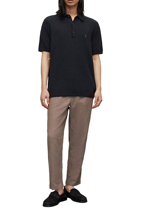 BRICE SS POLO CINDER BLACK MARL 4