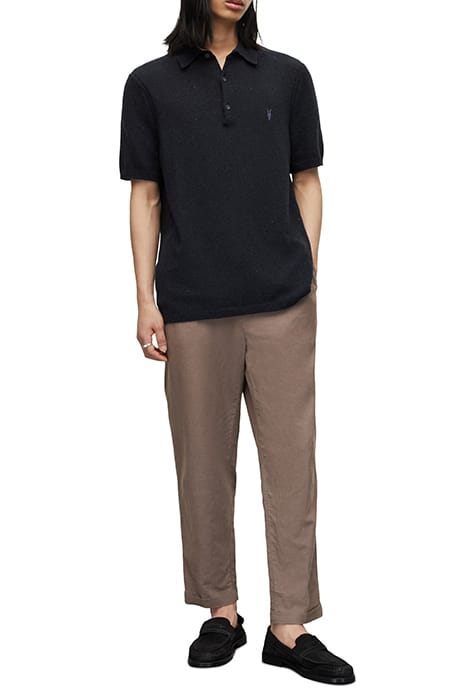 BRICE SS POLO CINDER BLACK MARL 3