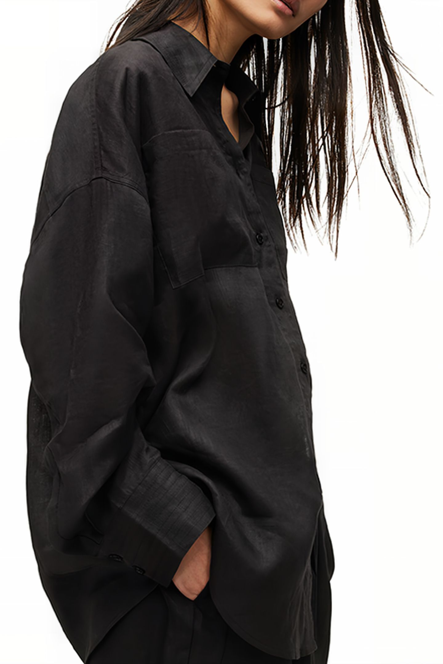 INEZ SHIRT BLACK 6
